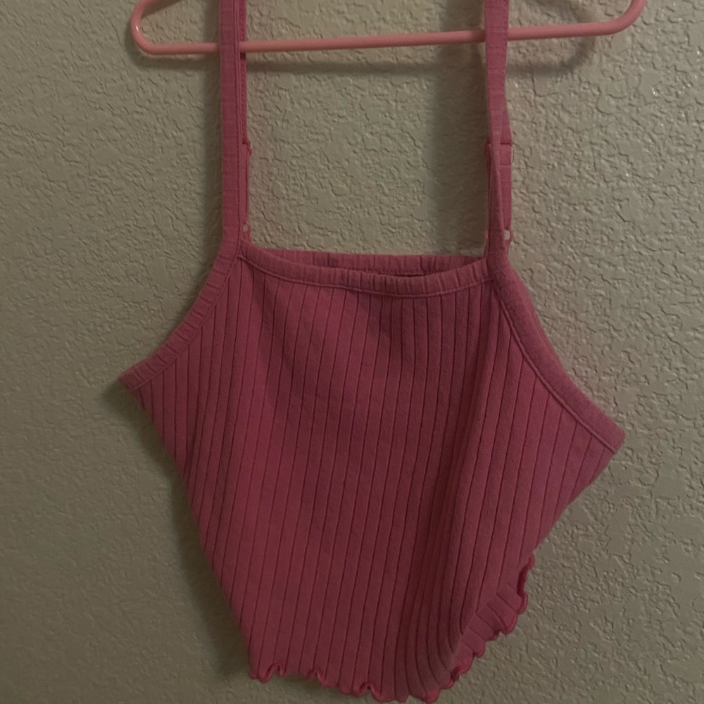 y2k pink crop top